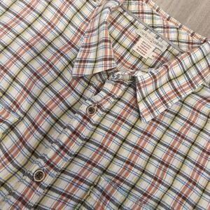 Carbon2Cobalt mens size M short‎ sleeve plaid shirt